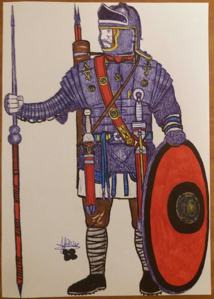 Римский легион рисунок
