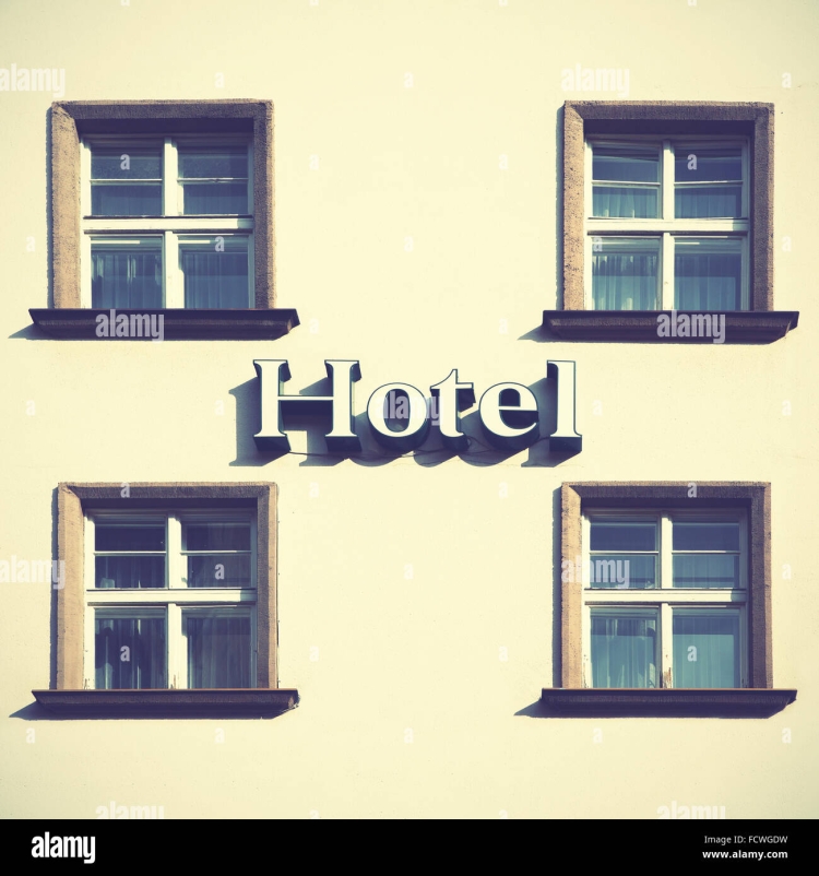 Hotel sign Retro