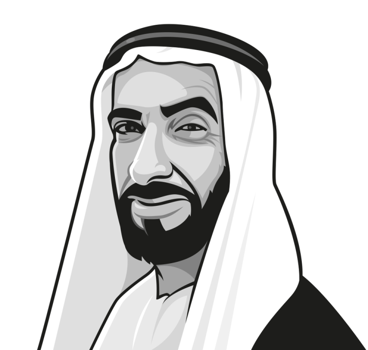 Шейх Зайед вектор