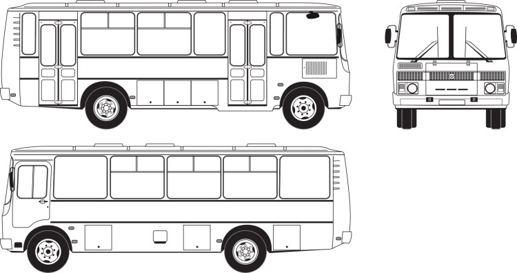 ПАЗ 4234 вид сбоку