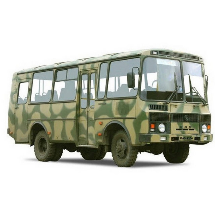 ПАЗ 3206 военный сбоку