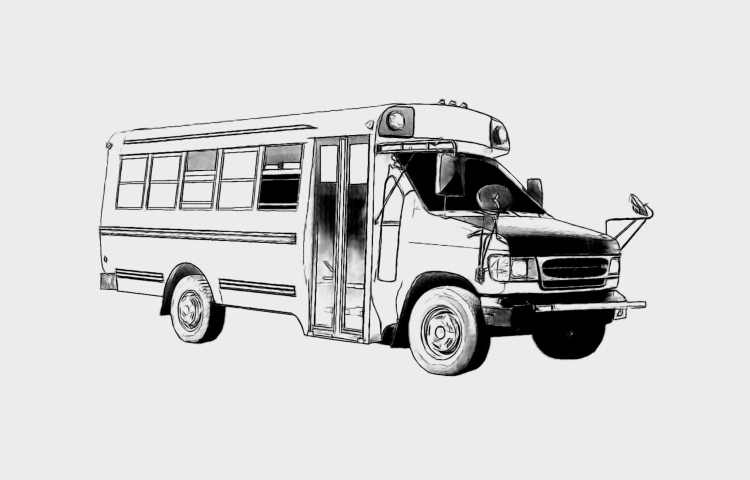 Раскраска автобус