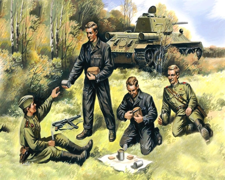 Проводы на фронт 1941