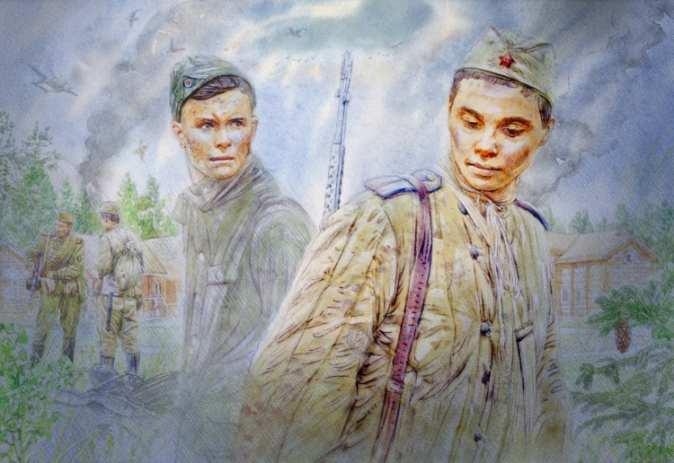Рисунки на военную тему