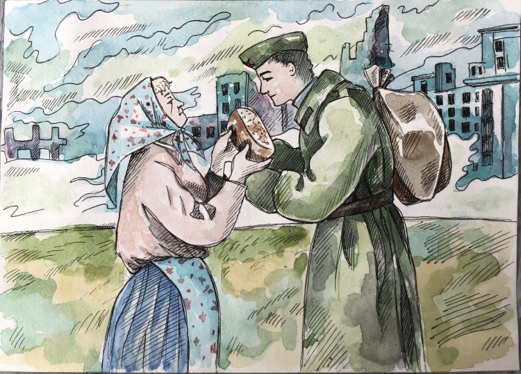 Рисунок на фронт