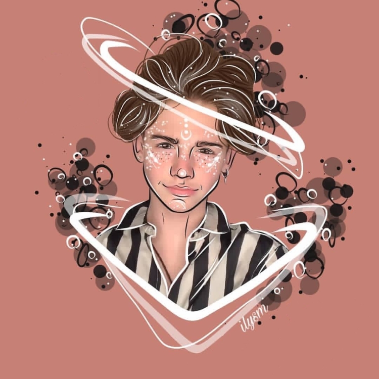 Певец макан рисунок