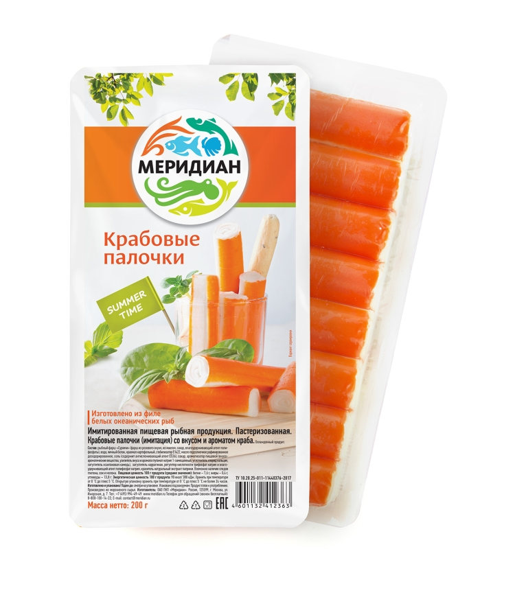 Крабовые палочки рисунок