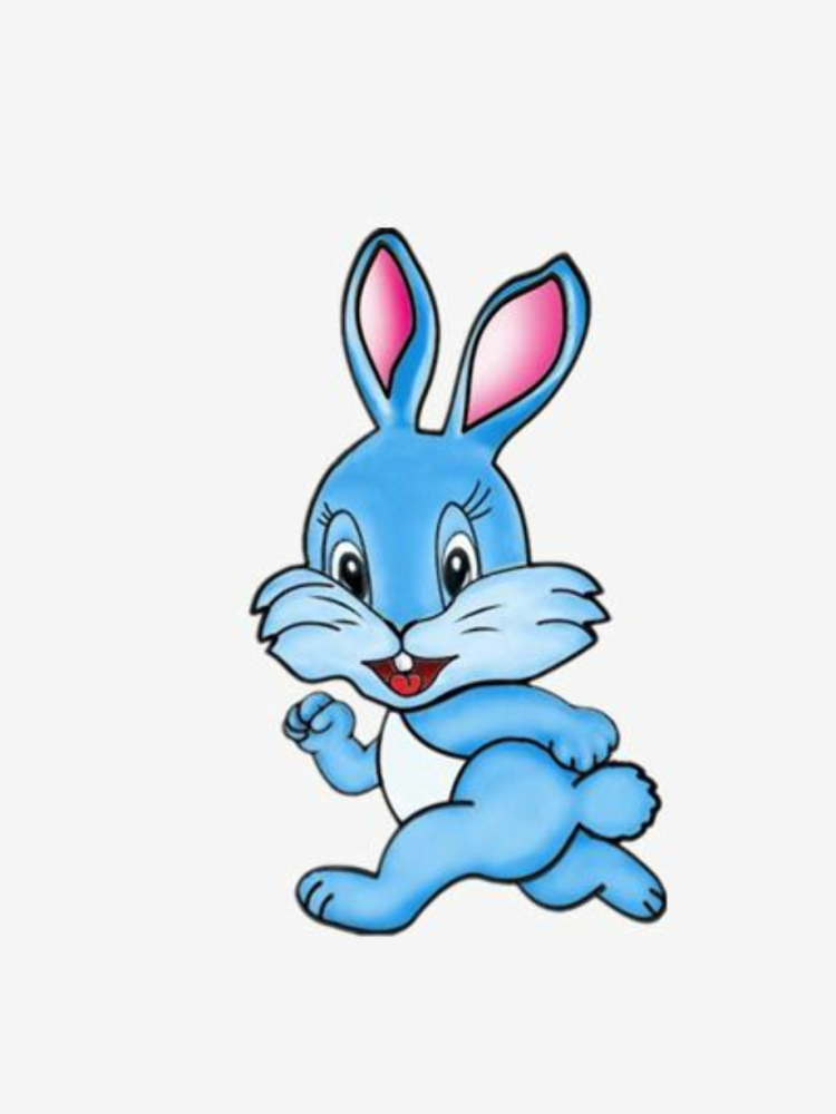 Картинки зайцев для детей. Заяц для детей. Голубой кролик мультяшный. Синий заяц мультяшный. Зайчата на голубом фоне.