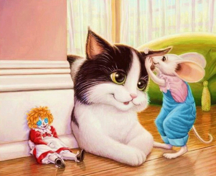 Кот и мышка