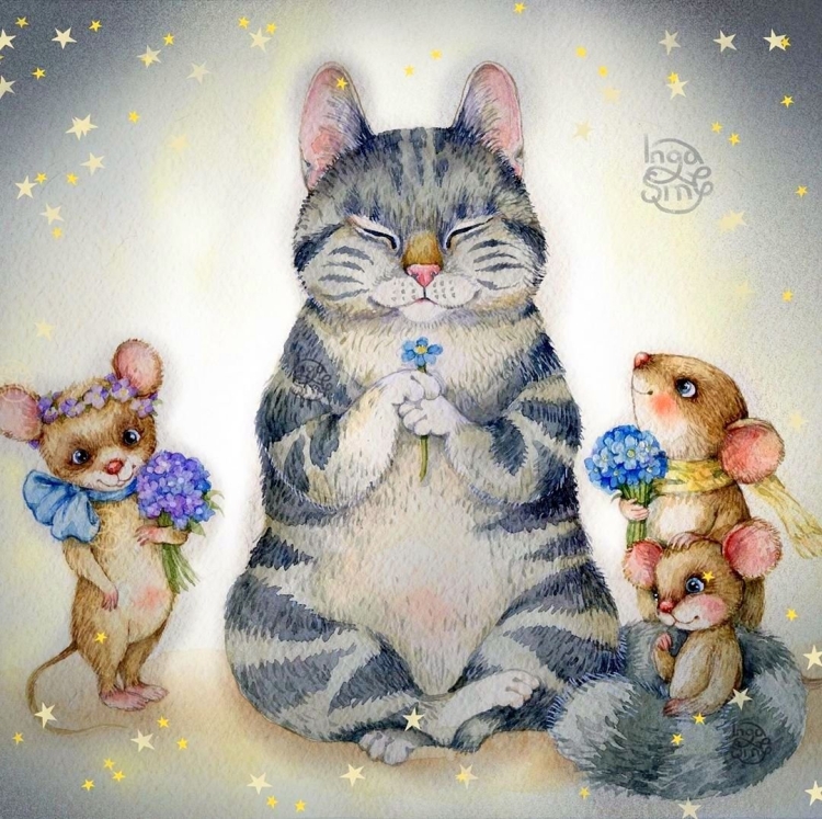 Инга Измайлова коты