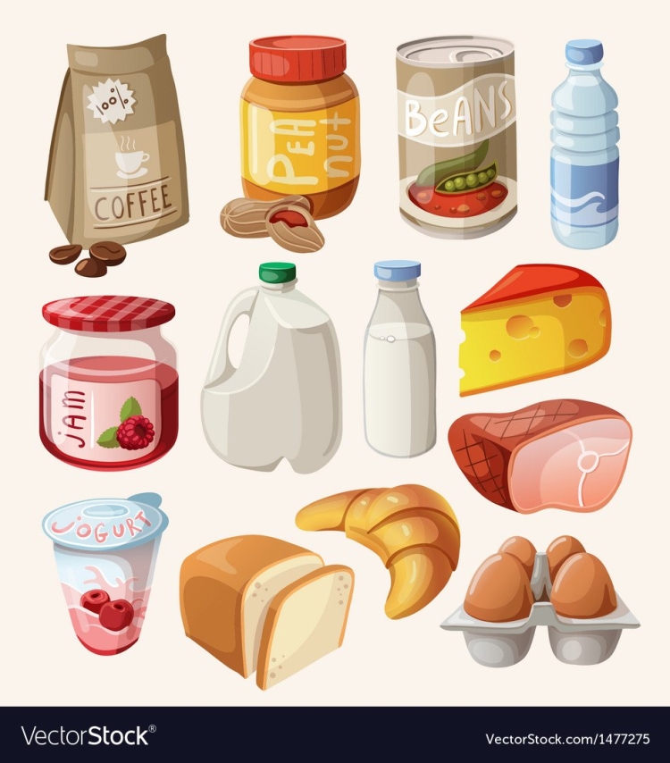 Молочные продукты раскраска