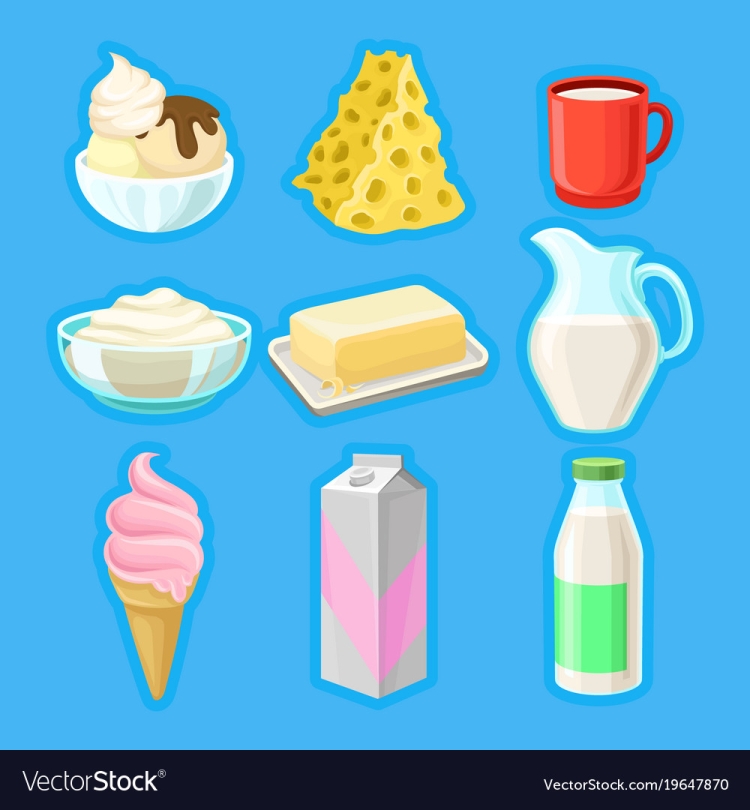 Продукты из молока рисунок