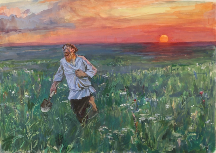 Александр Маковский жатва