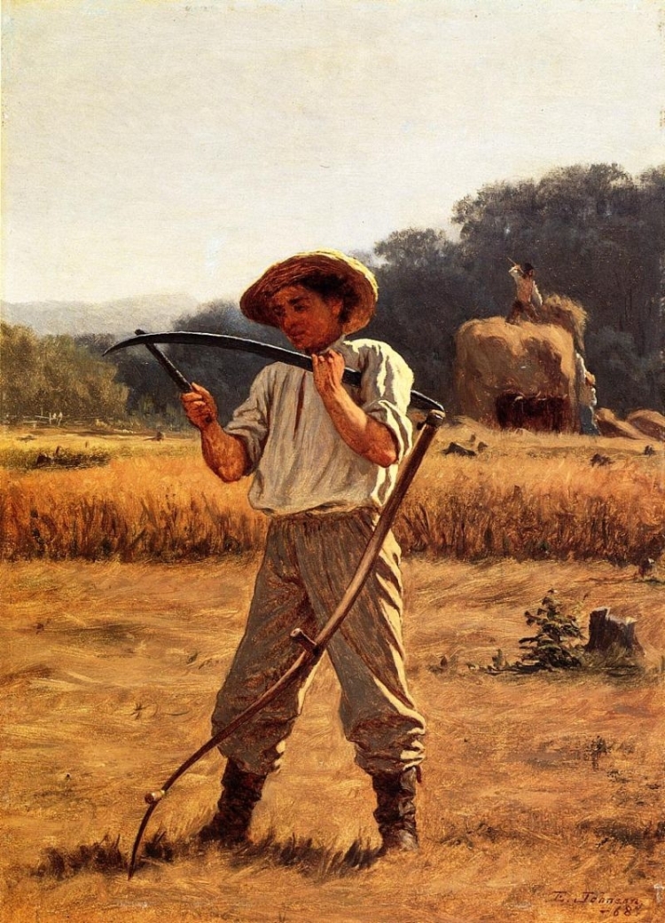 Бунин Косцы иллюстрации