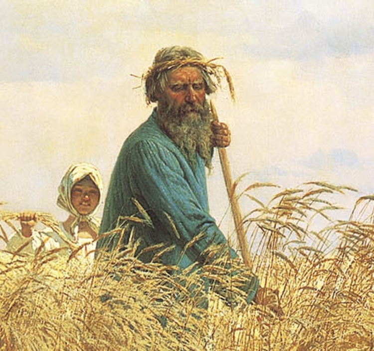 Григорий Мясоедов. Страдная пора (Косцы). 1887