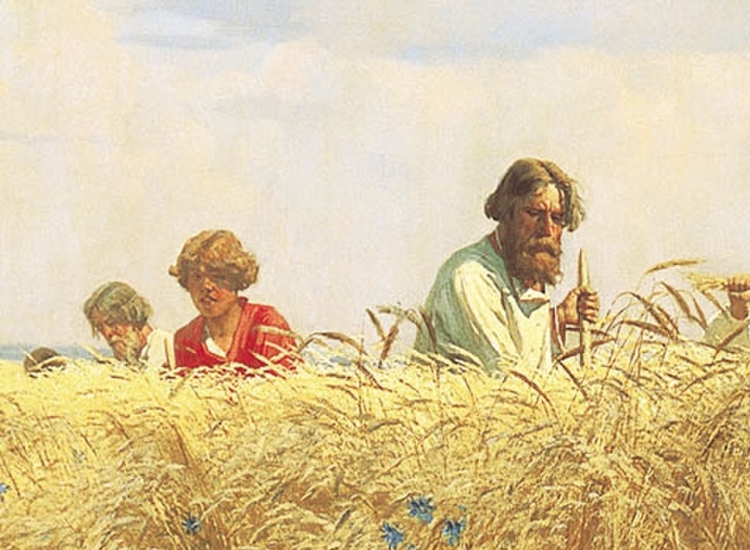 Крестьяне в поле