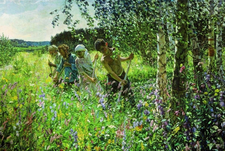 Мясоедов Косцы картина