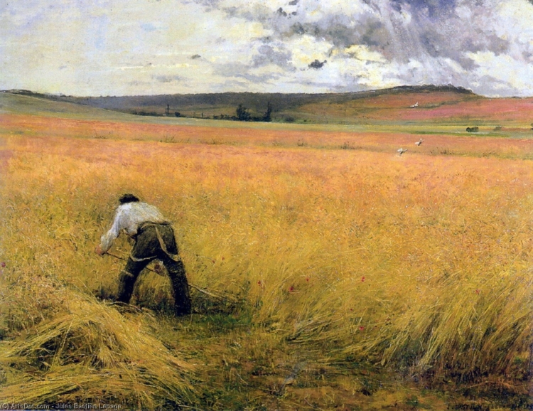 Картина лесоруб Jonathan Eastman Johnson; 1824—1906