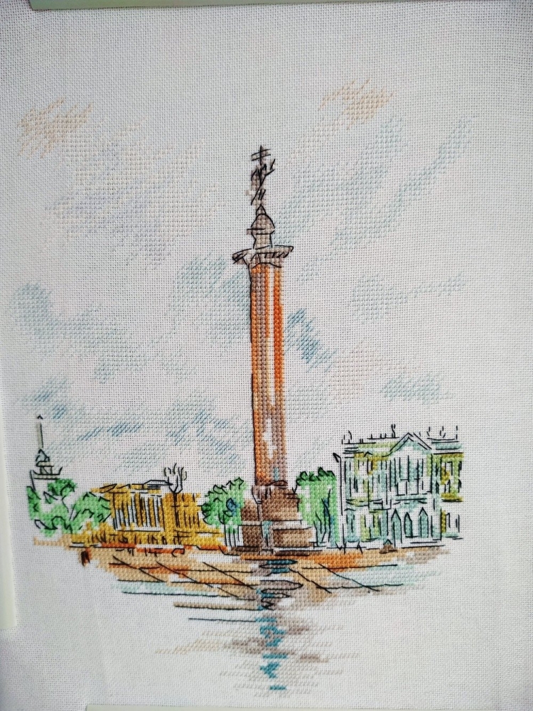 Александровская колонна рисунок
