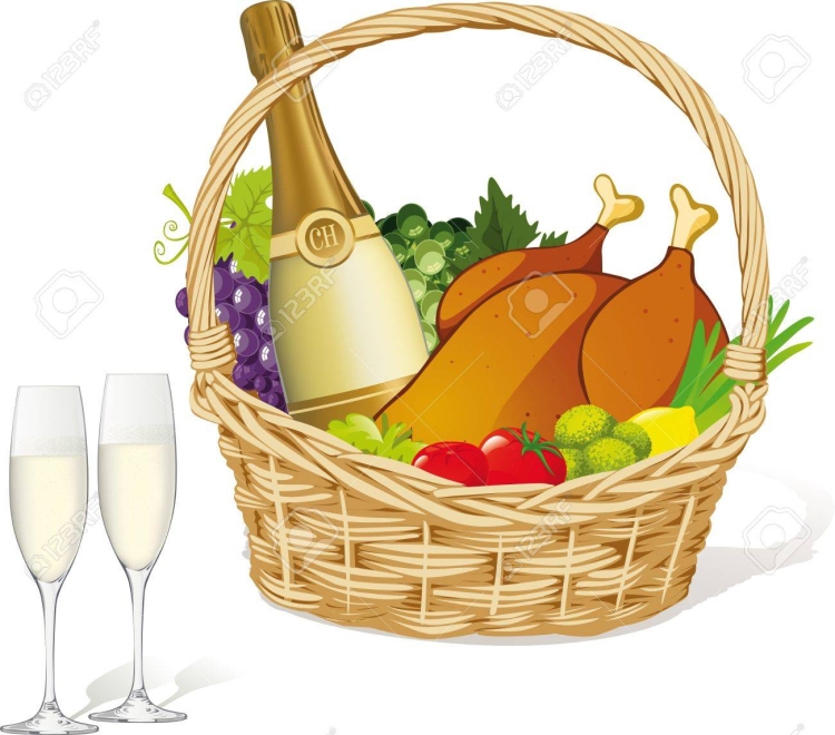 Рисуем корзину с продуктами