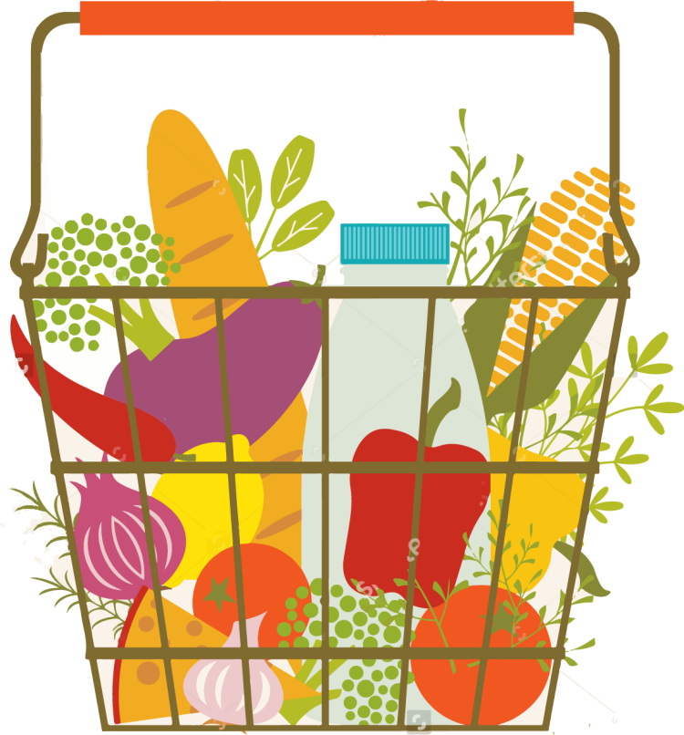 Корзинка с продуктами лого