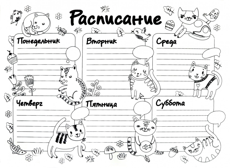 Раскраска котик Басик