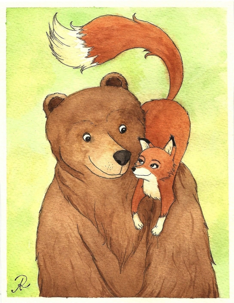 Лиса и Медведь