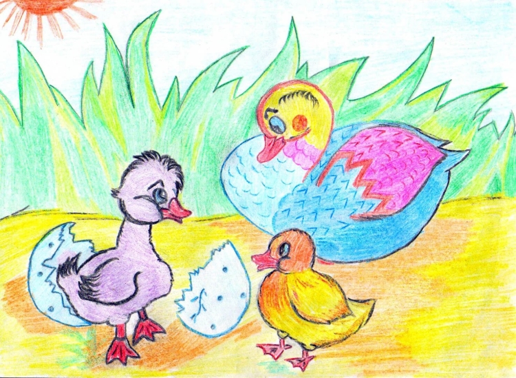 Рисование Гадкий утенок