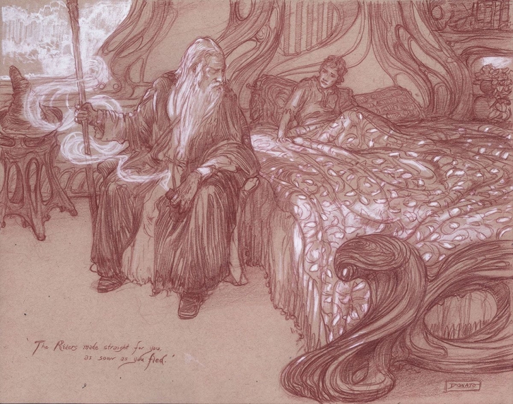 Donato Giancola. "Средиземье - путешествия в мифах и легендах".