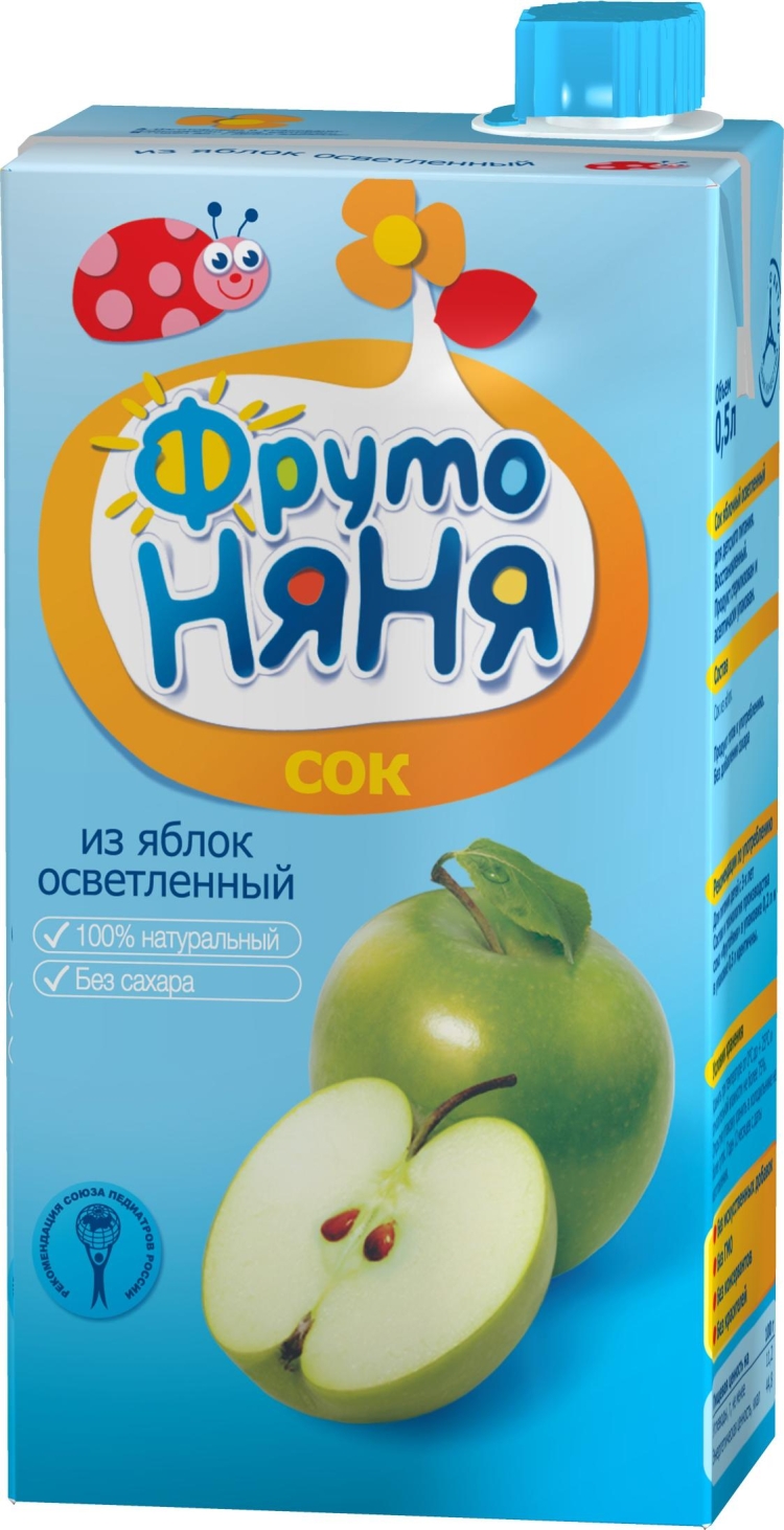 Реклама детского питания Фруто няня
