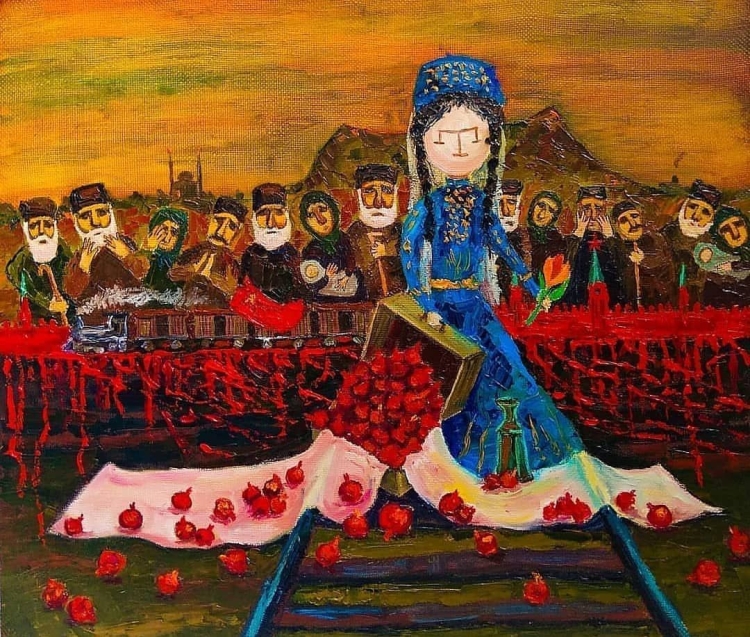 Башкирский национальный костюм вектор