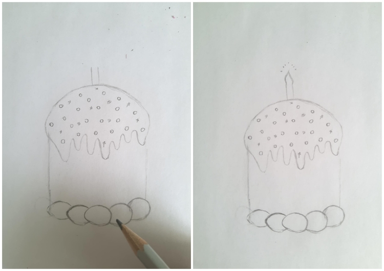 Пасхальные рисунки вектор