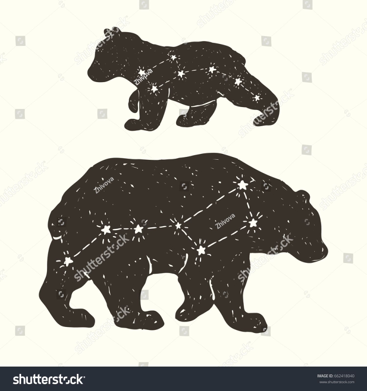 Малая Медведица Созвездие схема