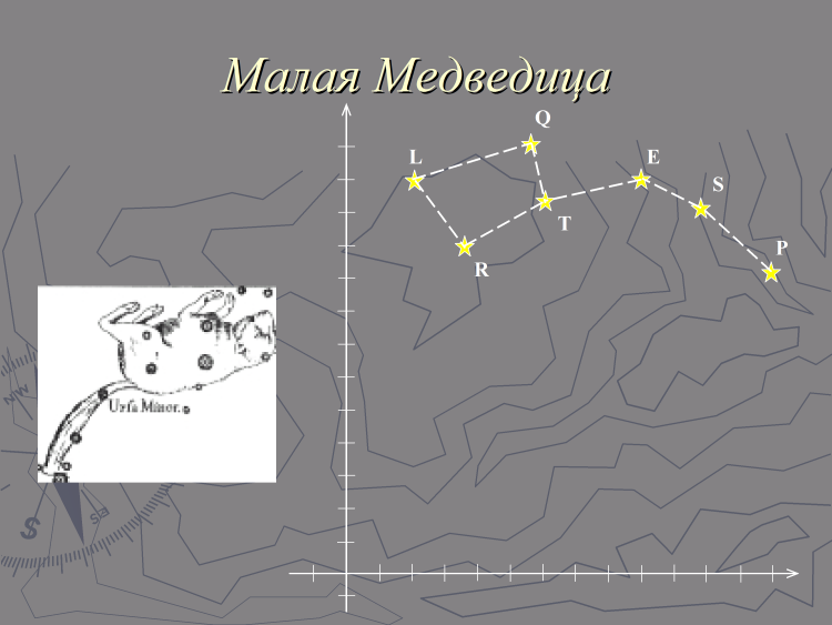 Созвездие малая Медведица и Полярная звезда