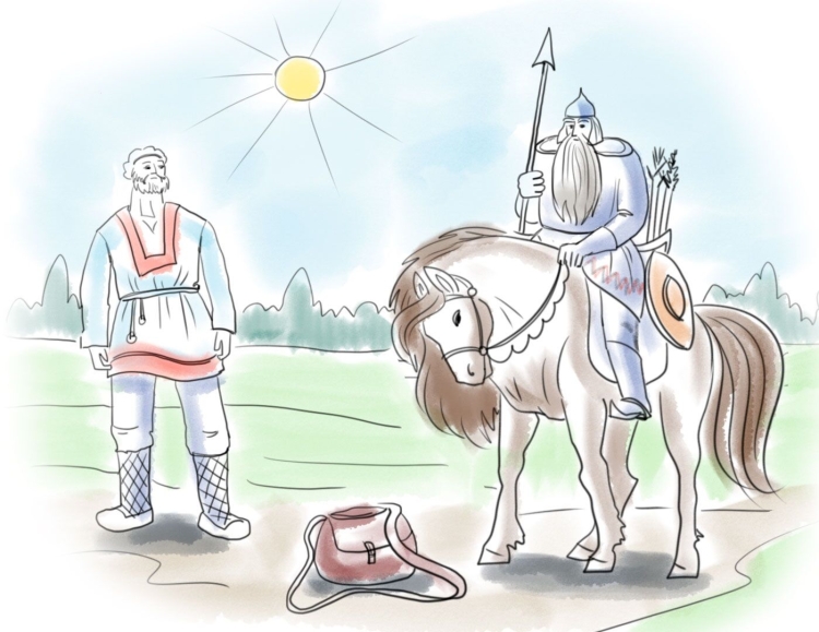 Богатырь Урал батыр рисунок