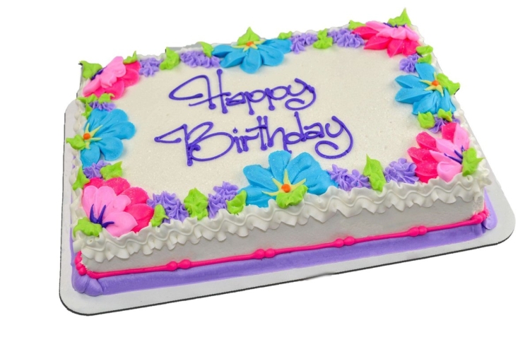 Happy Birthday торт кремовый