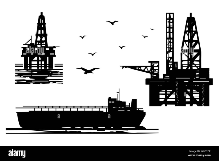 Нефтяной танкер вектор