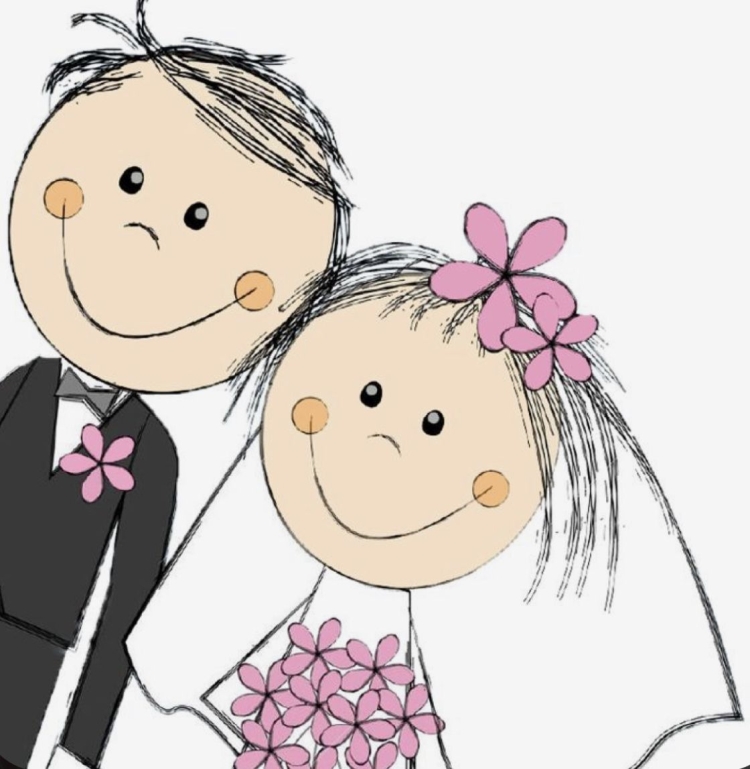 Рисунок на свадьбу от ребенка