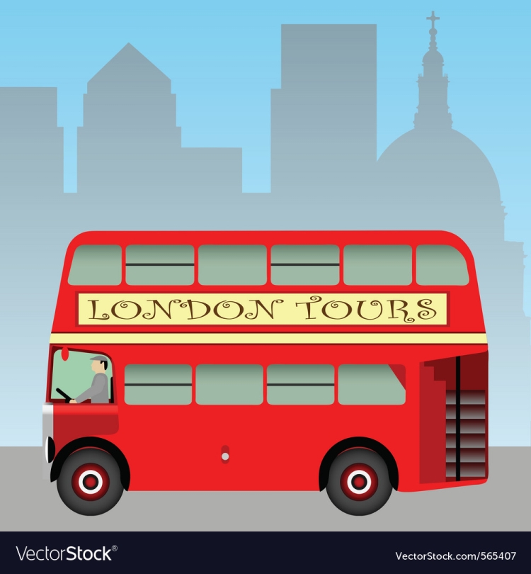London Double Decker Bus рисунки