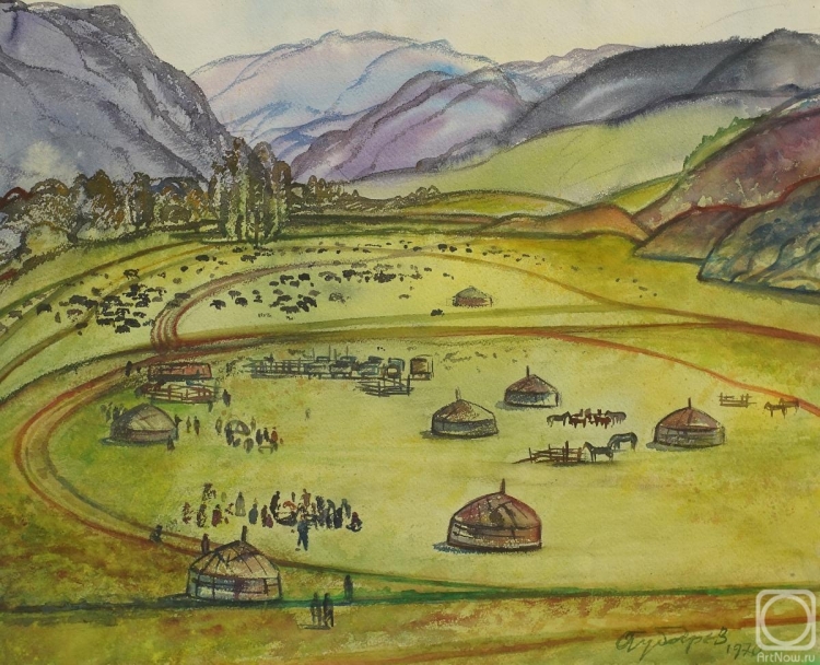 Тувинцы рисунок