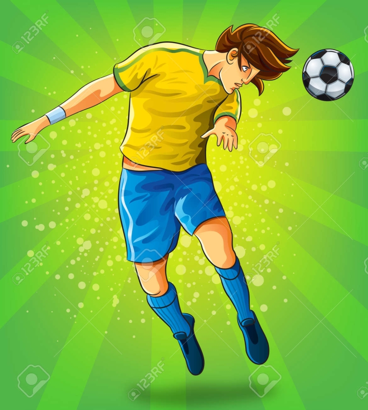 Рисунок на футбольную тематику