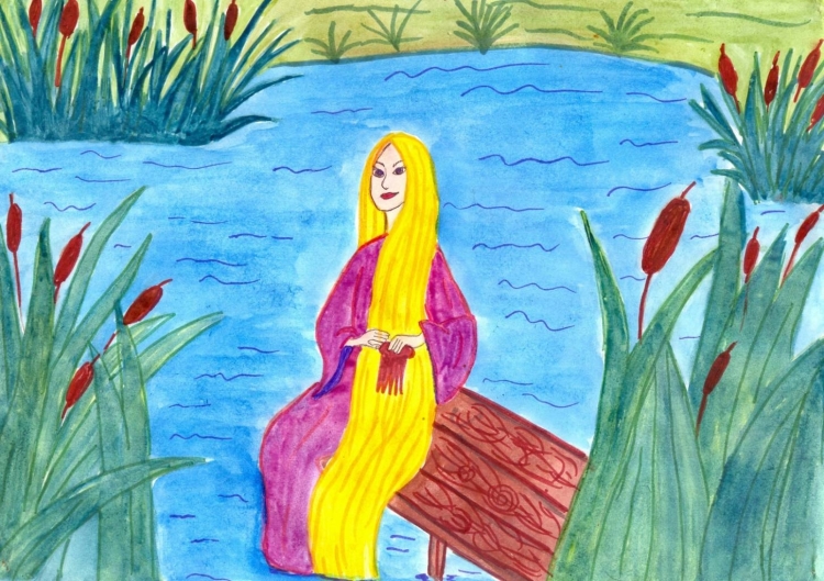 Мой рисунок к сказке Габдуллы Тукая про Козу и Барана — Культурный дневник школьника