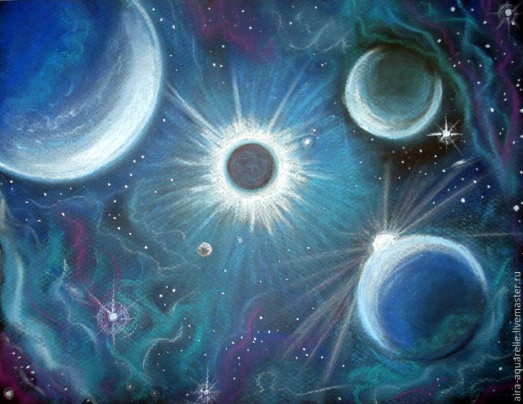 Космос рисунок