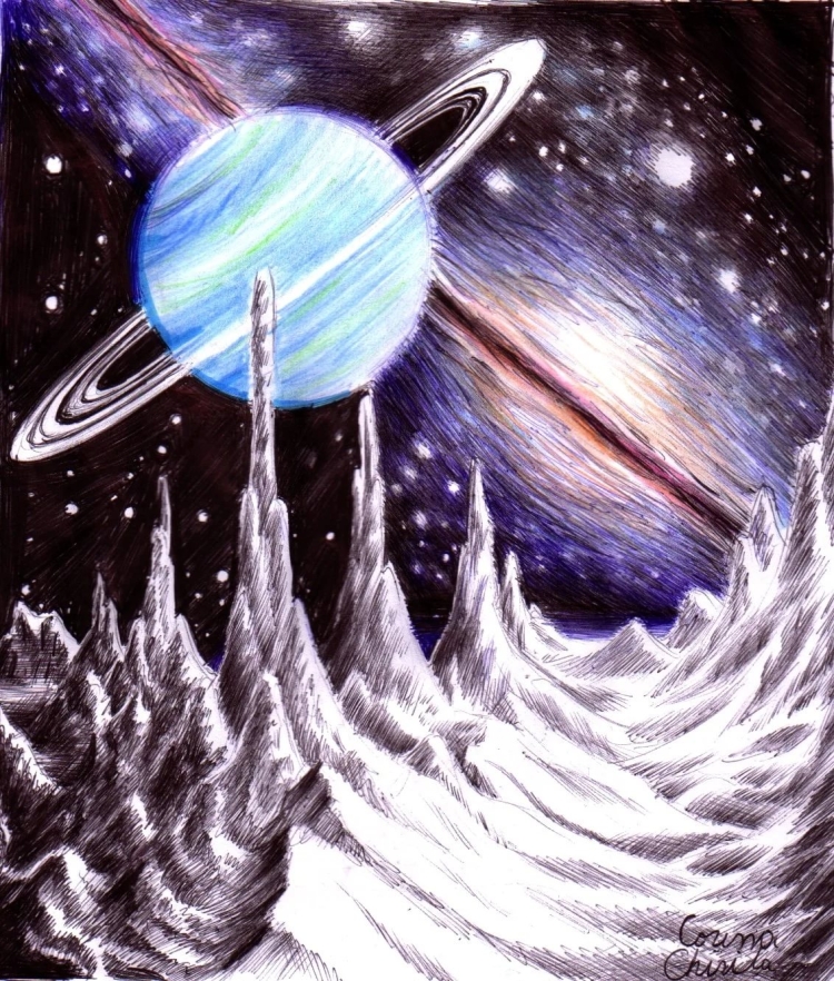 Рисунок на тему космос