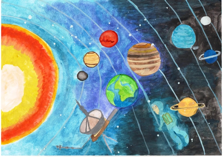 Рисунок на тему космос