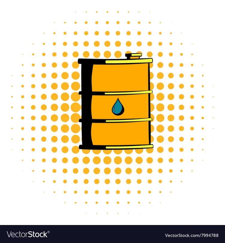 Бочка с нефтью рисунок