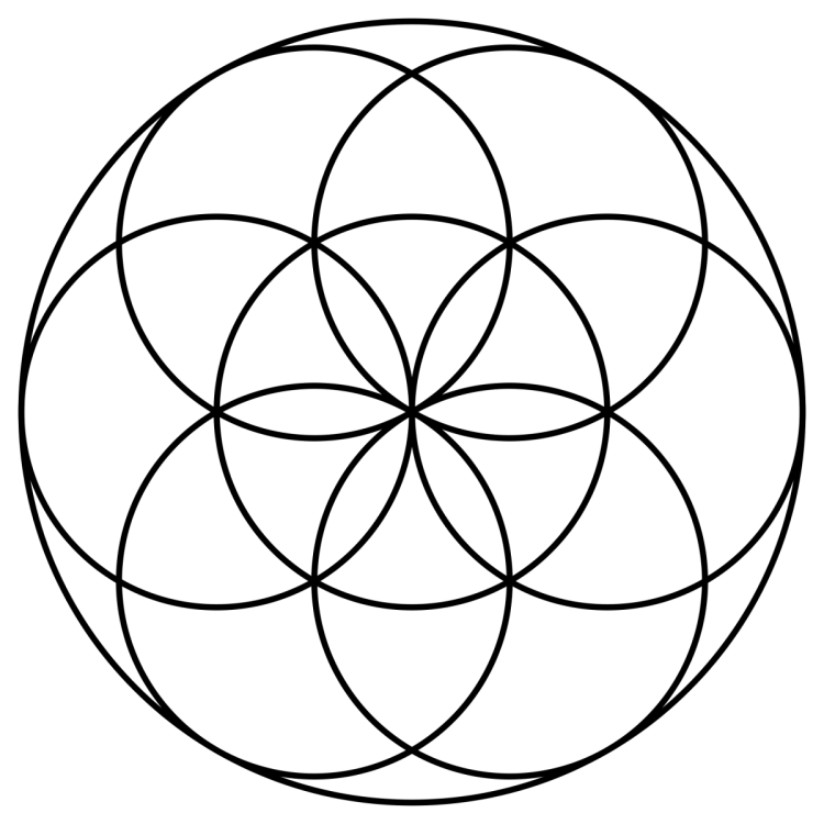 Рисунки циркулем