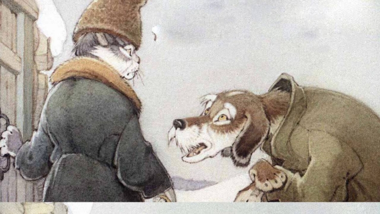 Кот и лодыри рисунок к произведению
