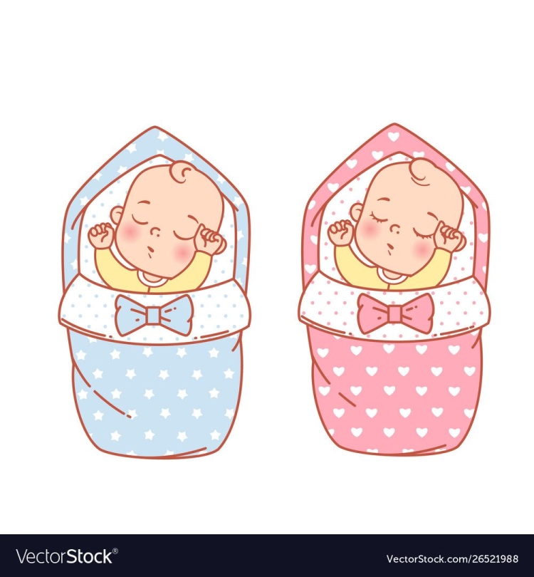 Младенец в пеленках иллюстрация
