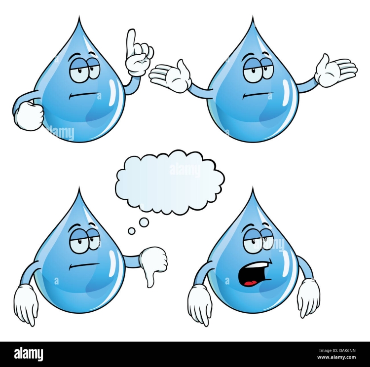 Капелька воды экономь воду